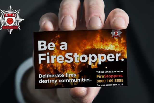 Information about any of the fires can be reported to FireStoppers