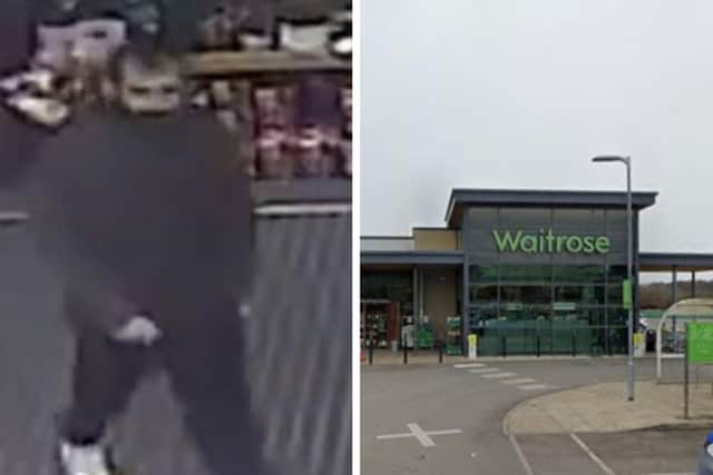 Police have released this CCTV image as they investigate a public order incident in Oundle