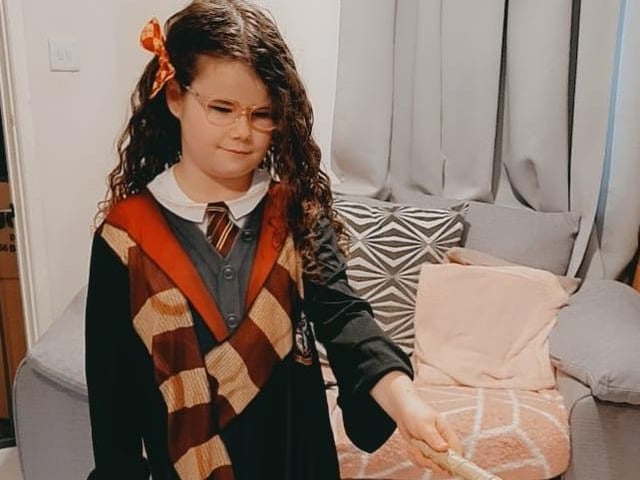 Grace, age 9, from Corby as Hermione Granger
