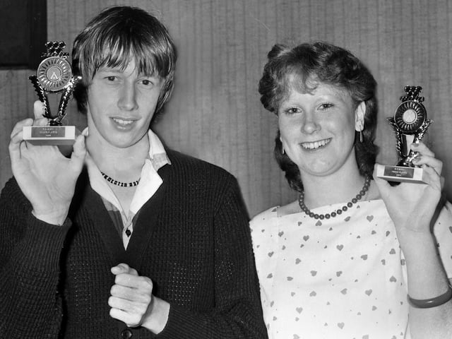 Kettering & District Rounders League presentation evening 1984-5