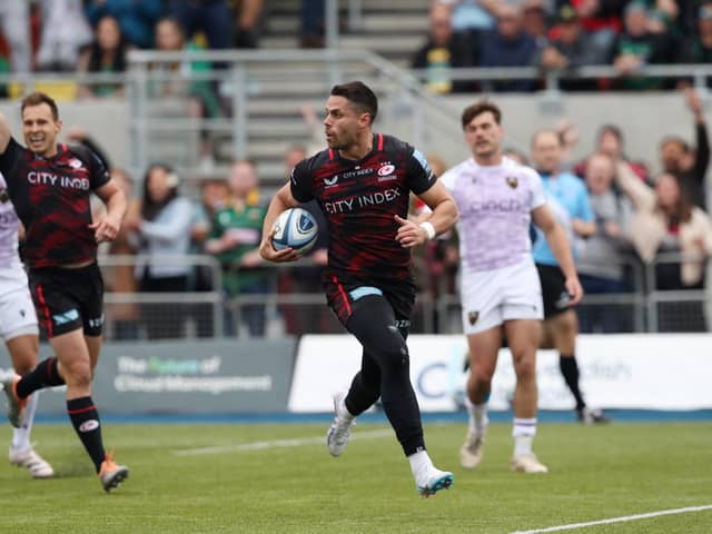Sean Maitland gave Saracens the lead after escaping a card early on