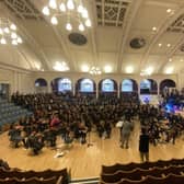 Lodge Park students were among 575 to perform at the DRET secondary music festival. Image: DRET