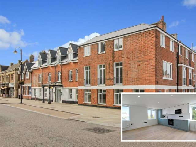 The former George Hotel in Sheep Street, Kettering, has been converted into 46 apartments /Simpson and Partners