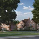 An artist's impression of HarperCrewe's homes