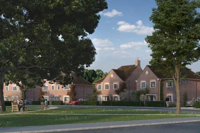 An artist's impression of HarperCrewe's homes