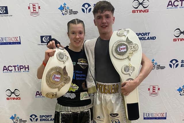 It was a fine weekend for Lauren Mackie and Ellis Panter