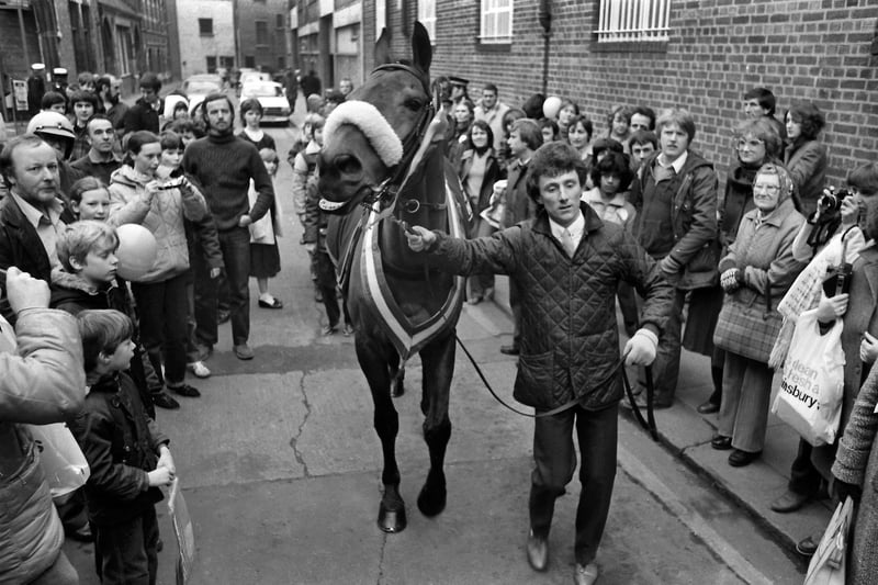 Red Rum visits the county 1982