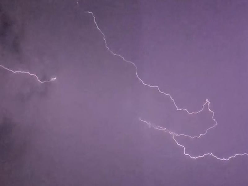 Your photos of the thunderstorms in north Northamptonshire