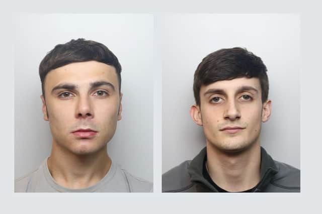 Keane Jordan and Leon Reid, who have both been jailed at Northampton Crown Court this afternoon