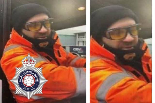 CCTV image released by Northants Police  following the theft of a trailer in Hipwell Road, Kettering/Northants Police