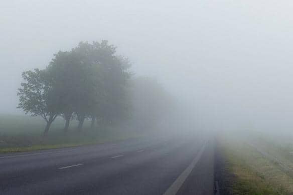 The Met Office has issued a yellow weather warning for fog across Northamptonshire until 11am Thursday
