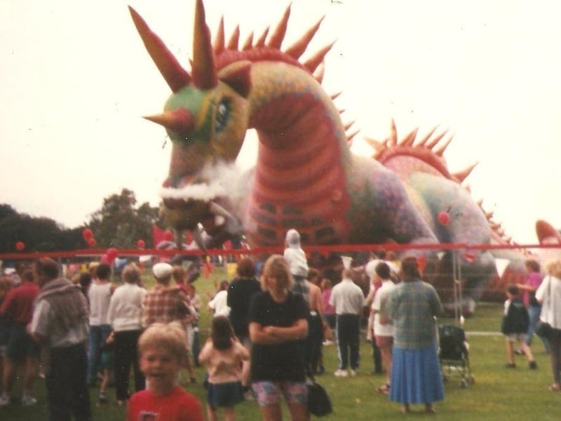 1995/6  inflatable day at Wicksteed Park