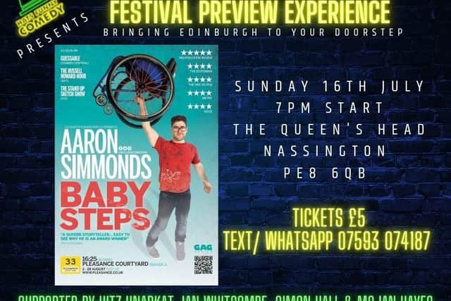 Hats Funny Comedy presents Aaron Simmonds Baby Steps