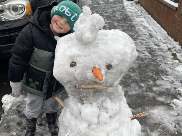 Tiffany Hale's photo of a lovely snowman in Desborough,