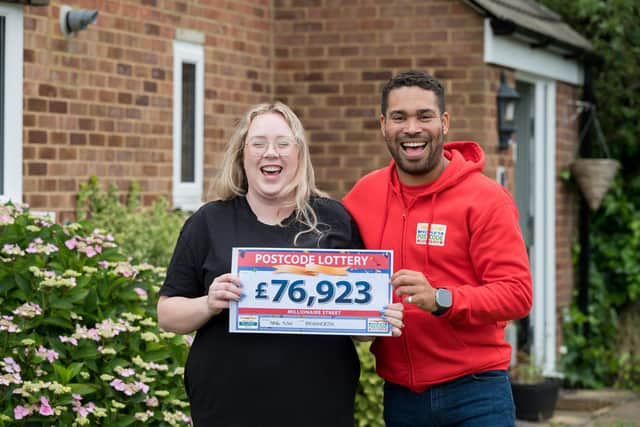 Heather bagged £77,000 and will soon celebrate the arrival of her second child.