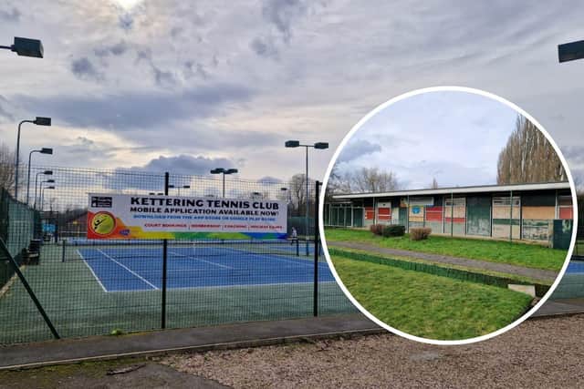 Kettering Tennis Club and pavilion/National World