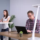 Height adjustable desks are becoming increasingly popular in the workplace