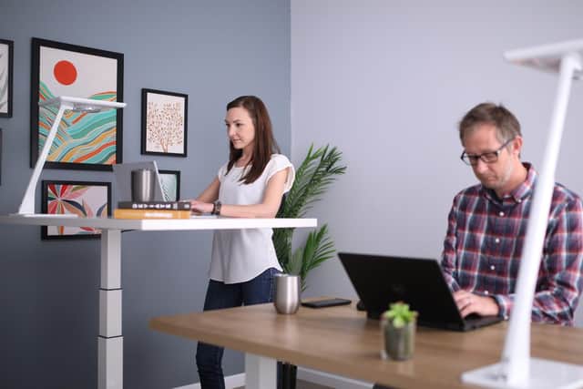 Height adjustable desks are becoming increasingly popular in the workplace