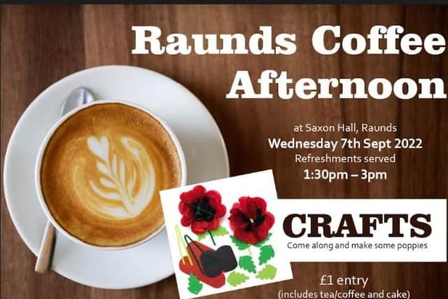 The Raunds afternoon poster