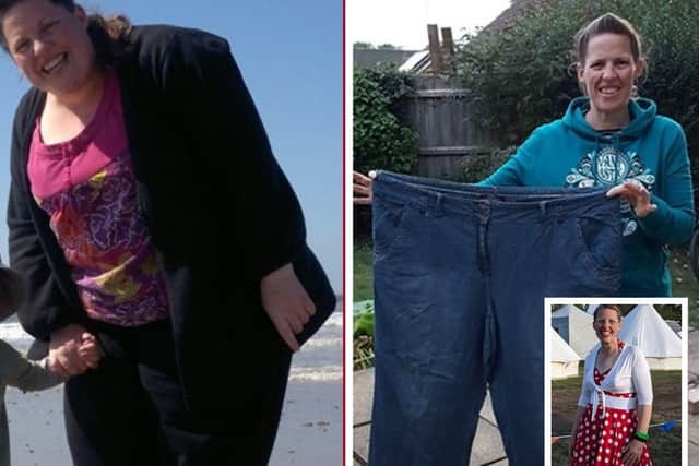 Lucy Taylor from Higham Ferrers has lost nine stone
