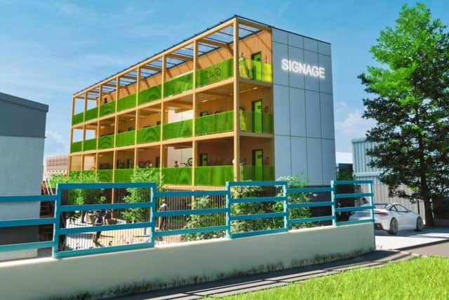 Plans to build a four-storey, 24-room hotel at Corby’s Adrenaline Alley have been approved. (Image: Mrs Mandy Young Adrenaline Alley)