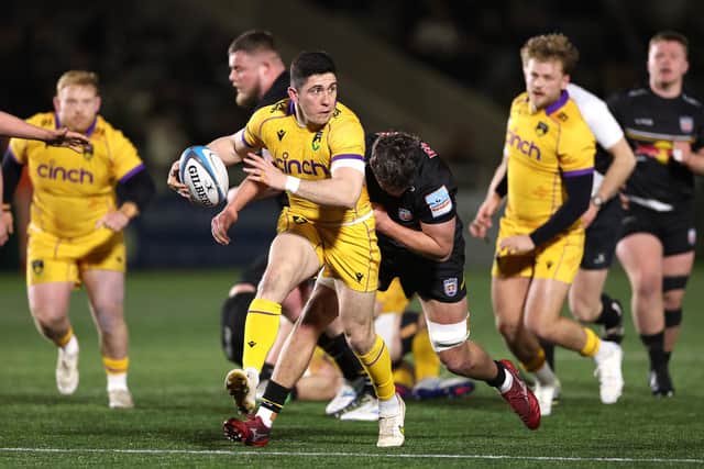Anthony Belleau in action for Saints at Kingston Park (photo by Stu Forster/Getty Images)