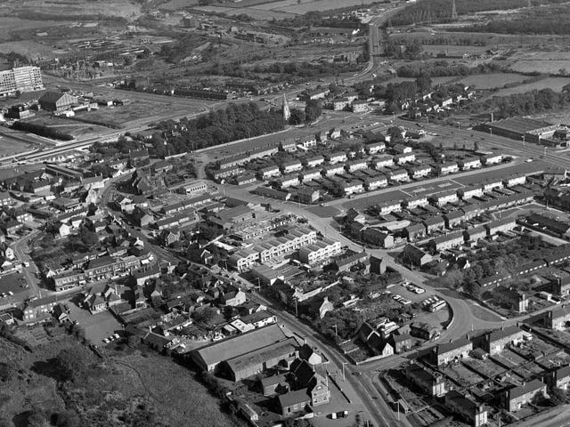 1972 - Corby Old Village and St John's Church