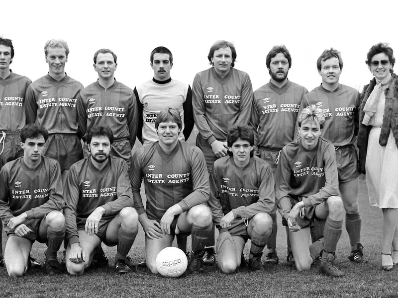 The team with the glamourous sponsor has been identified by Paul Wildman as the Waggon and Horses, Rushden, Sunday league team including Renny Wadsworth and Danny Morby.