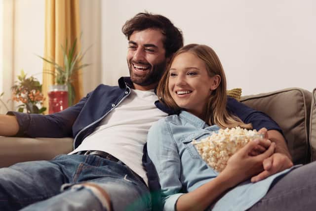 Valentine's Day is perfect for a date night in front of the television