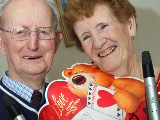 Their diamond wedding anniversary fell on Valentines Day for Margaret and Joe Moone