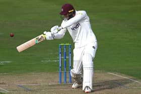 Rob Keogh made 46 not out as Northamptonshire moved into a 232-run lead against Derbyshire at the County Ground