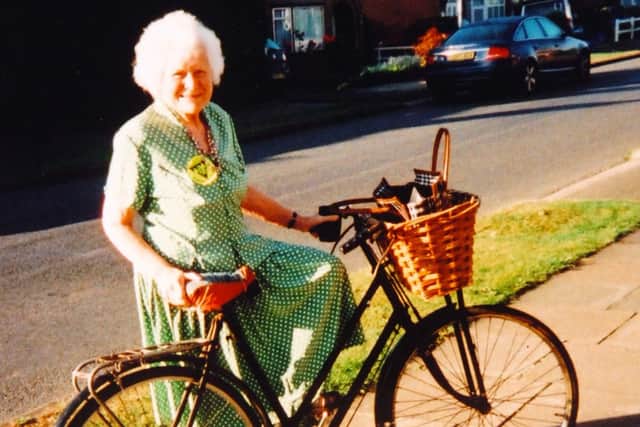 Barton Seagrave Joan Gant, at the age of 85, pictured with her bike that was stolen in 2010/National World