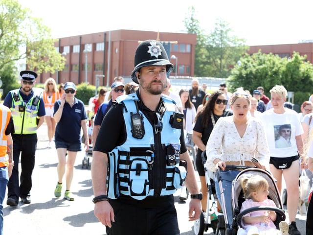 Northants Police supported the march - Sgt Chris Stevens