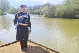 King Charles III at the Boating Lake in Corby