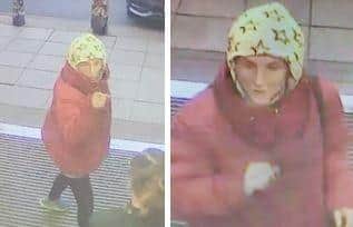 CCTV picture of a woman officers would like to contact/Northants Police