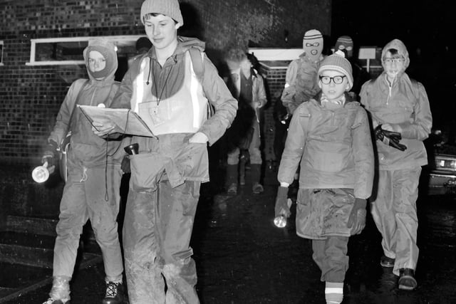 Retro pictures from the archives:1982 KETTERING SCOUTS NIGHT EXERCISE