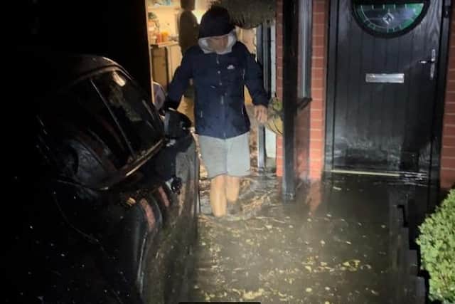 Flooding in Waverley Road, Kettering