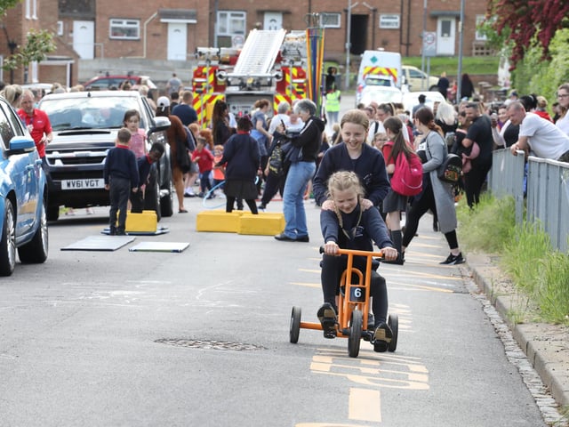 It took organisers several months to arrange for the road to be closed