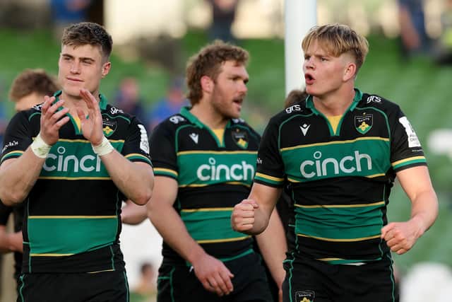 Saints celebrated a stunning success in Dublin (photo by David Rogers/Getty Images)