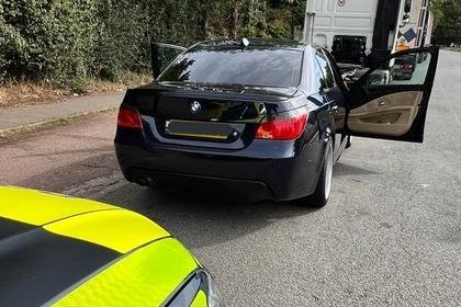This BMW driver produced a Moldovan driving licence, advising officers he has been in the UK since November 2021. Checks with immigration revealed he has been here since 2020 so he is effectively driving with a UK provisional — unsupervised and with no L plates. The vehicle was seized.