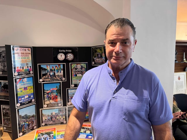 “Corby people are Corby people”, said Robin Findlay. The general secretary for the National Union of Professional Foster Carers has lived in the town for his whole life and is currently helping to organise the afterparty events for Corby Pride. He said that the opening of the rail station in 2009 has helped to bring lots of people into the town’s multicultural landscape. Corby 75th new town anniversary celebrations and launch of exhibition/National World