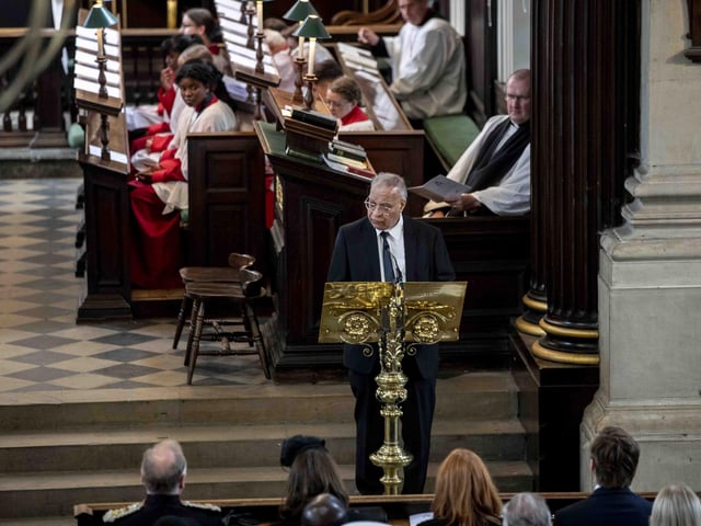 All Saints Church in Northampton hosted a remembrance service for Her Majesty Queen Elizabeth II on Sunday September 18. Pews were full as hundreds attended to pay their respects.