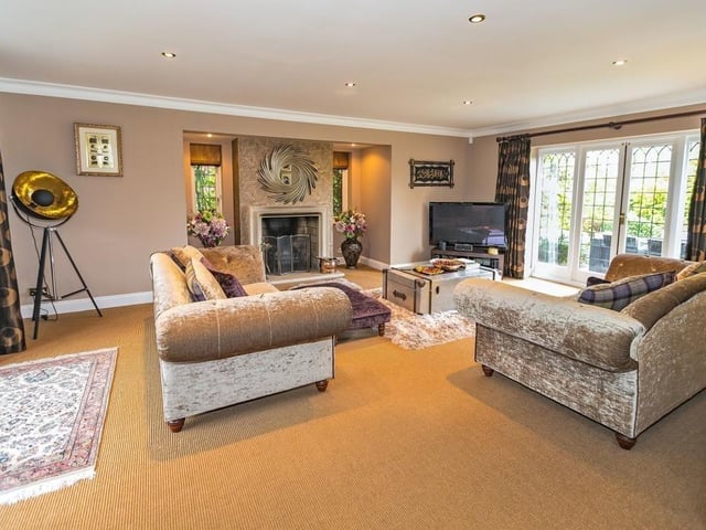 A large living room is the perfect space for all of the family to unwind and entertain guests