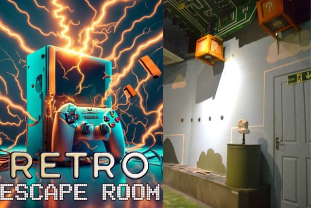 The new Retro room can accommodate anywhere from 2 to 6 players