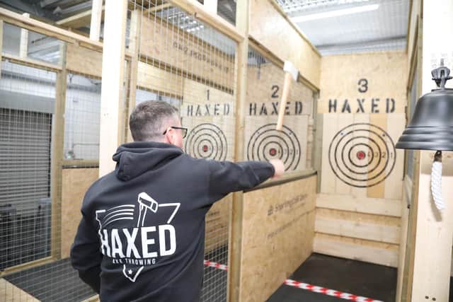 Haxed began as a mobile axe throwing business and is now expanding to Newton Road, though it will still offer its mobile services