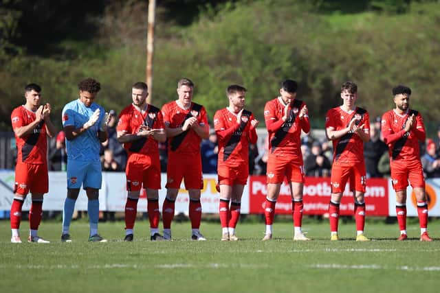 There was a minute's applause in memory of Billy Kellock (Picture: Peter Short)