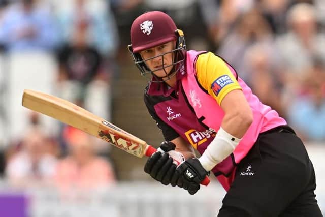 New Northants signing George Bartlett in action for Somerset