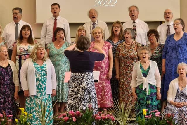 Choirs competed against each other in different categories