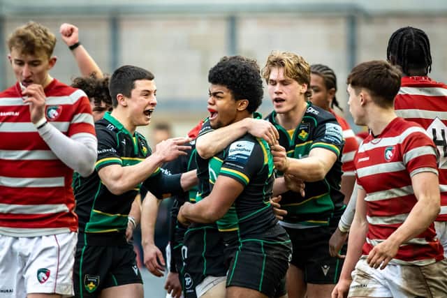 Charlie Tamani's try-scoring heroics helped Saints to claim Academy League glory (picture: Ketan Shah)