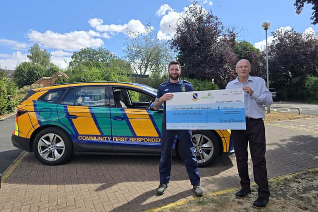 East Northants First Responders are local volunteers trained by East Midlands Ambulance Service